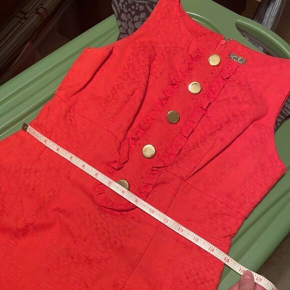 Bundle 2 Dresses Taylor Maggy London Leopard Leather sz 2 - Picture 13 of 16